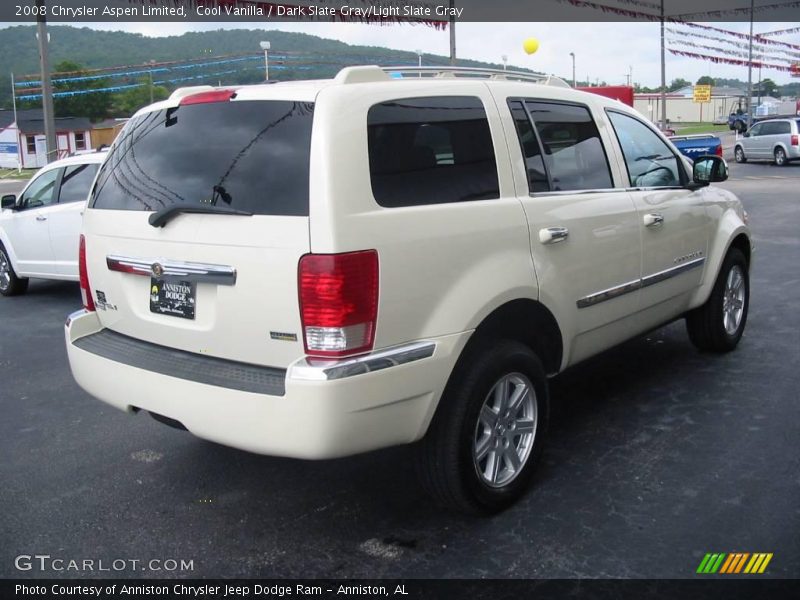 Cool Vanilla / Dark Slate Gray/Light Slate Gray 2008 Chrysler Aspen Limited