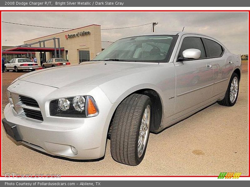 Bright Silver Metallic / Dark Slate Gray 2008 Dodge Charger R/T