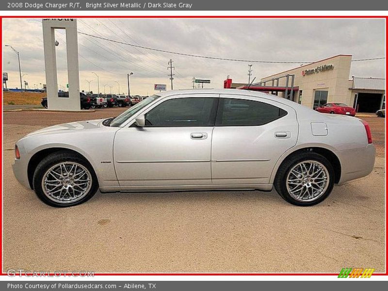 Bright Silver Metallic / Dark Slate Gray 2008 Dodge Charger R/T