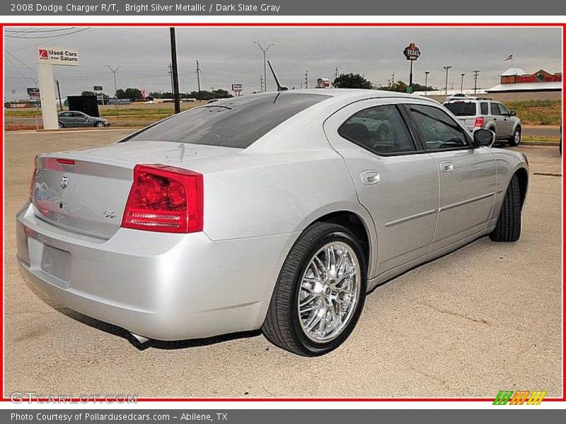 Bright Silver Metallic / Dark Slate Gray 2008 Dodge Charger R/T