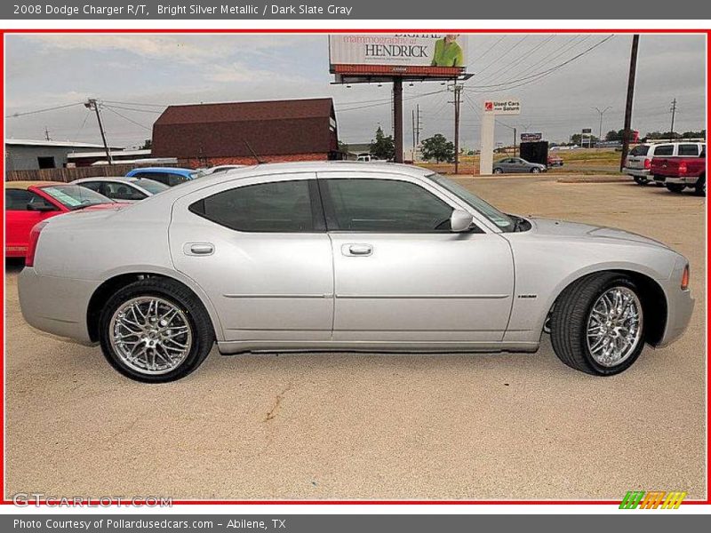 Bright Silver Metallic / Dark Slate Gray 2008 Dodge Charger R/T