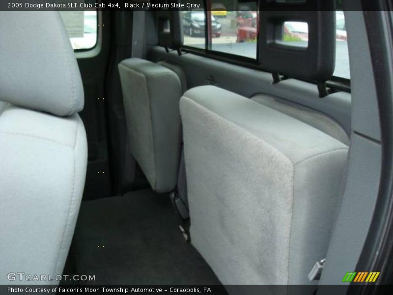 Black / Medium Slate Gray 2005 Dodge Dakota SLT Club Cab 4x4