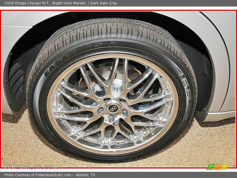 Bright Silver Metallic / Dark Slate Gray 2008 Dodge Charger R/T