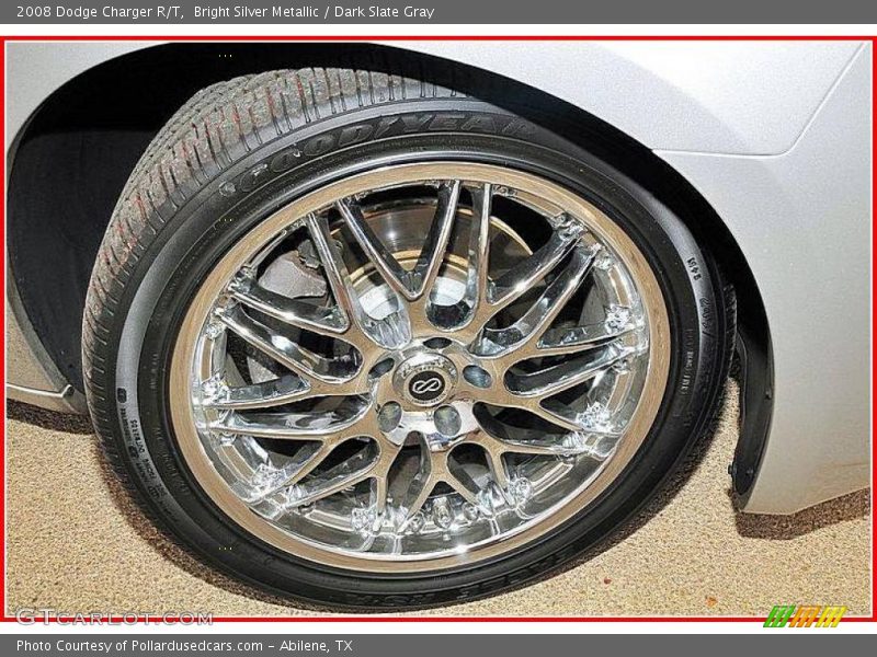 Bright Silver Metallic / Dark Slate Gray 2008 Dodge Charger R/T