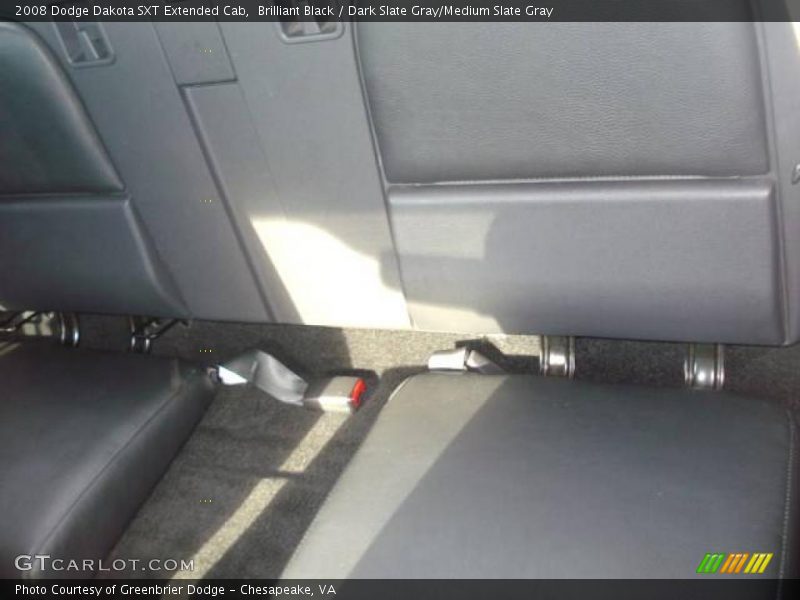 Brilliant Black / Dark Slate Gray/Medium Slate Gray 2008 Dodge Dakota SXT Extended Cab