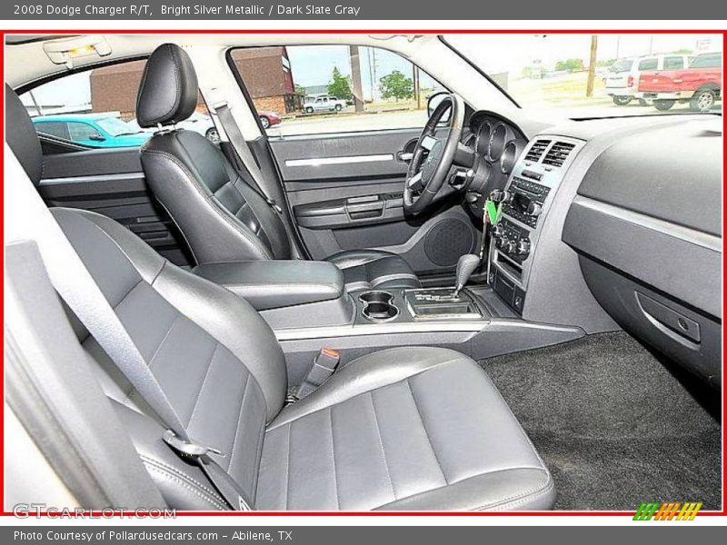 Bright Silver Metallic / Dark Slate Gray 2008 Dodge Charger R/T