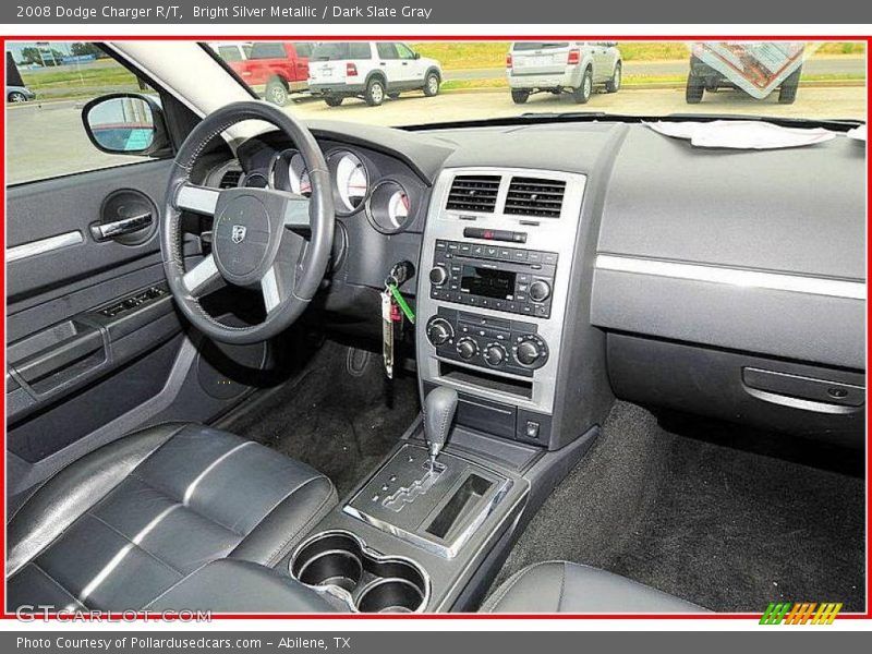Bright Silver Metallic / Dark Slate Gray 2008 Dodge Charger R/T