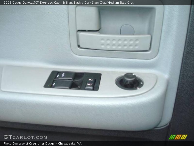 Brilliant Black / Dark Slate Gray/Medium Slate Gray 2008 Dodge Dakota SXT Extended Cab