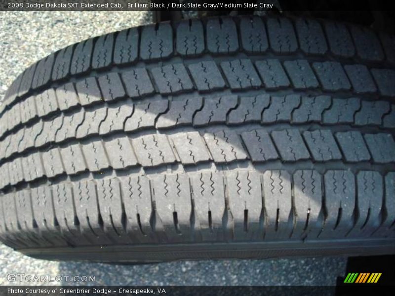 Brilliant Black / Dark Slate Gray/Medium Slate Gray 2008 Dodge Dakota SXT Extended Cab
