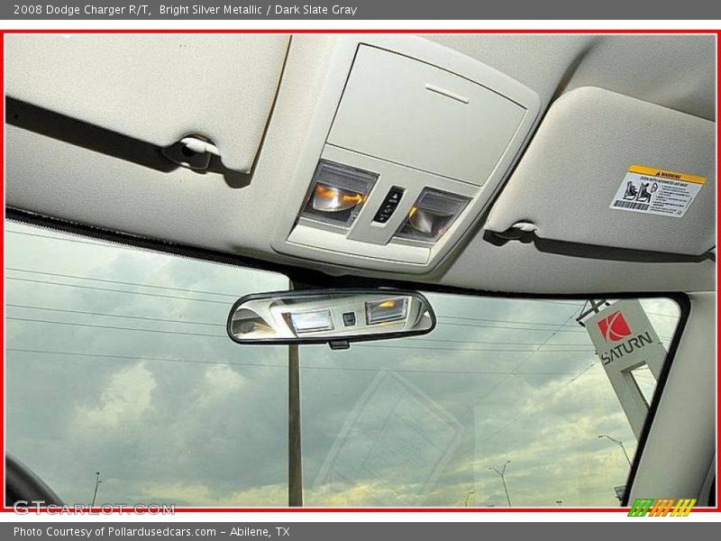 Bright Silver Metallic / Dark Slate Gray 2008 Dodge Charger R/T
