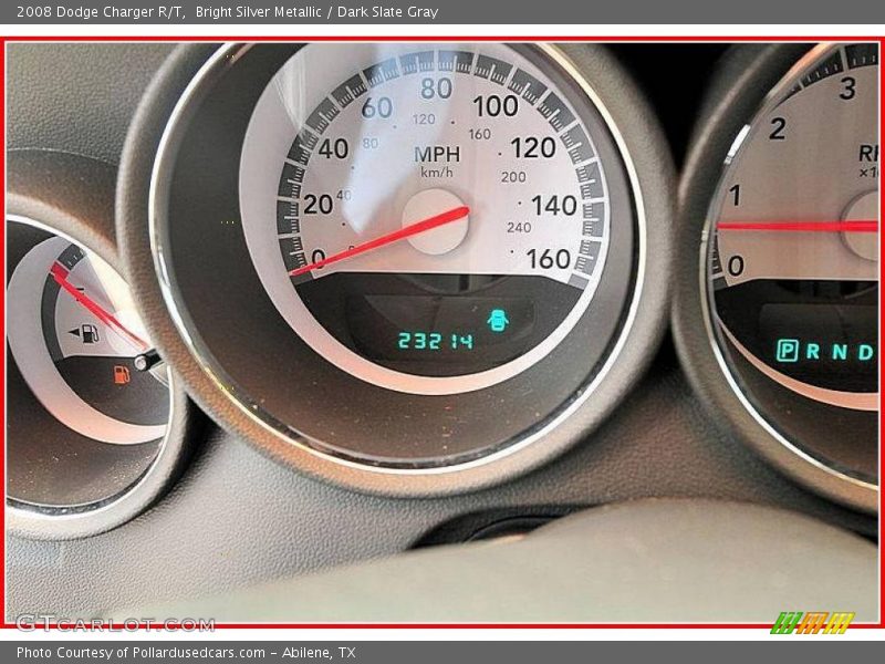 Bright Silver Metallic / Dark Slate Gray 2008 Dodge Charger R/T