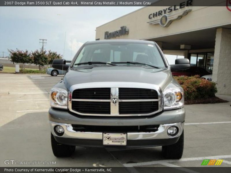 Mineral Gray Metallic / Medium Slate Gray 2007 Dodge Ram 3500 SLT Quad Cab 4x4