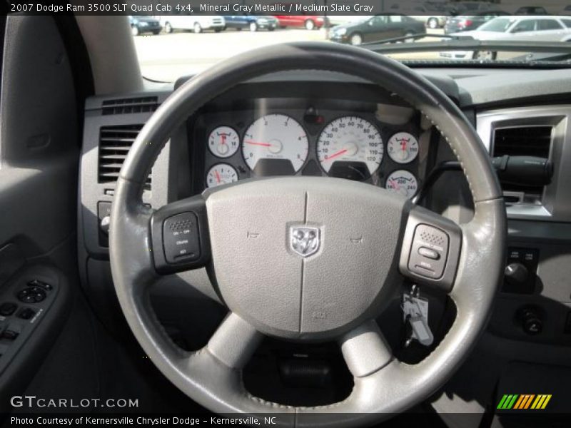 Mineral Gray Metallic / Medium Slate Gray 2007 Dodge Ram 3500 SLT Quad Cab 4x4