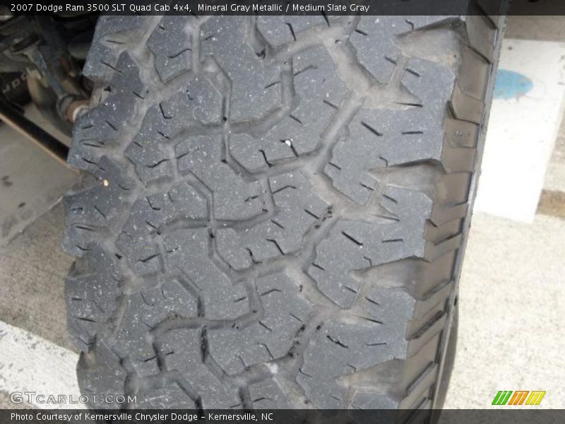 Mineral Gray Metallic / Medium Slate Gray 2007 Dodge Ram 3500 SLT Quad Cab 4x4