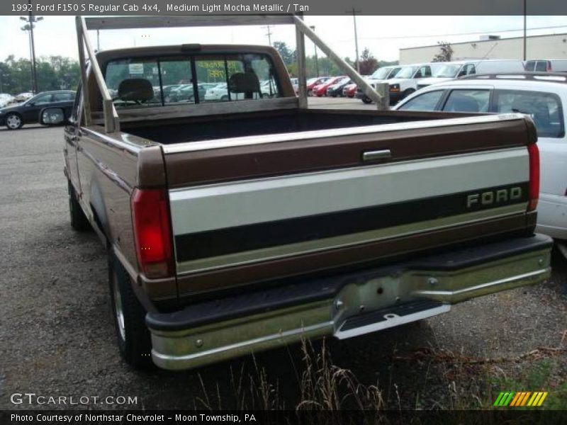 Medium Light Mocha Metallic / Tan 1992 Ford F150 S Regular Cab 4x4