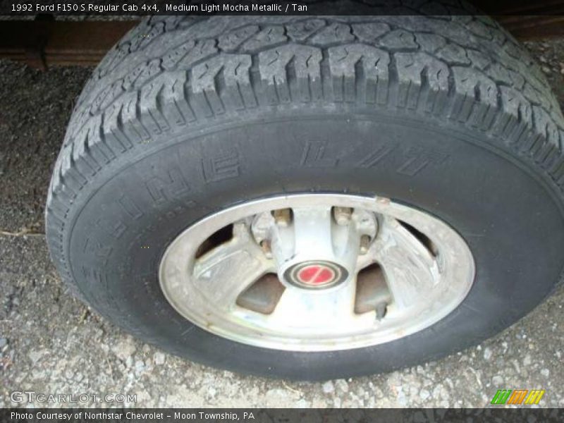 Medium Light Mocha Metallic / Tan 1992 Ford F150 S Regular Cab 4x4