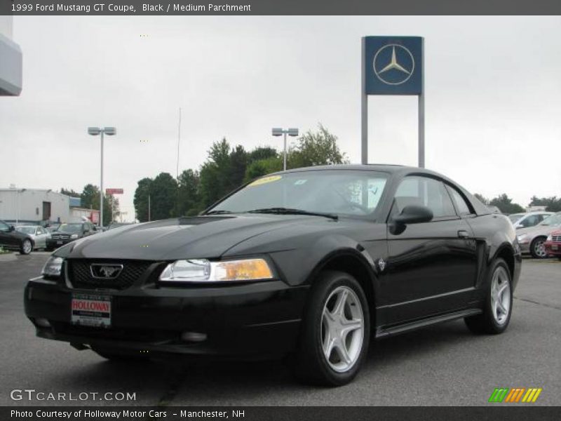 Black / Medium Parchment 1999 Ford Mustang GT Coupe