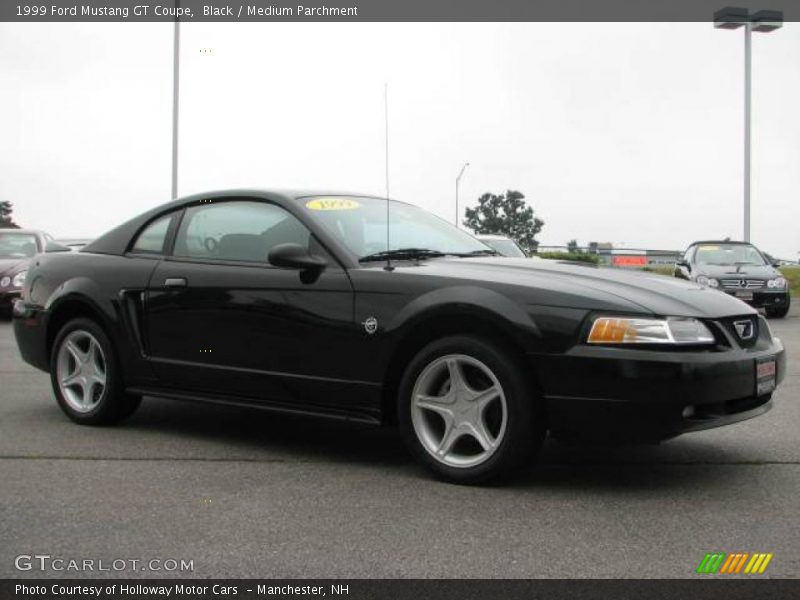 Black / Medium Parchment 1999 Ford Mustang GT Coupe