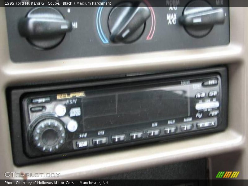Black / Medium Parchment 1999 Ford Mustang GT Coupe