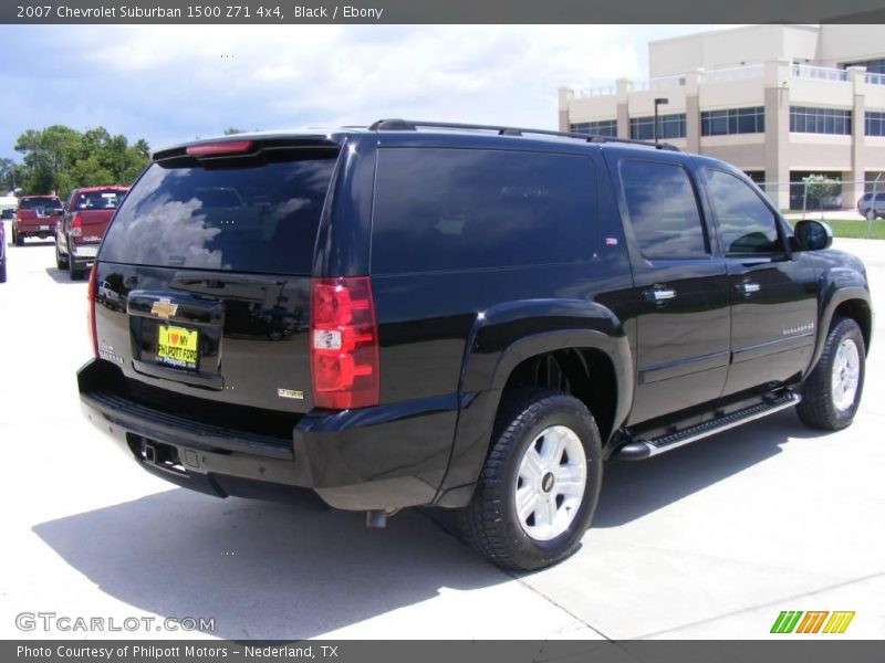 Black / Ebony 2007 Chevrolet Suburban 1500 Z71 4x4