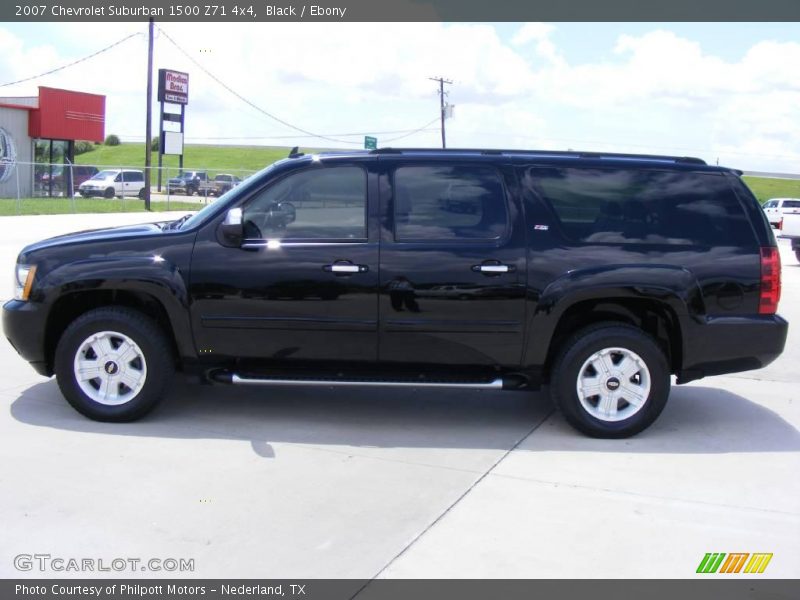Black / Ebony 2007 Chevrolet Suburban 1500 Z71 4x4