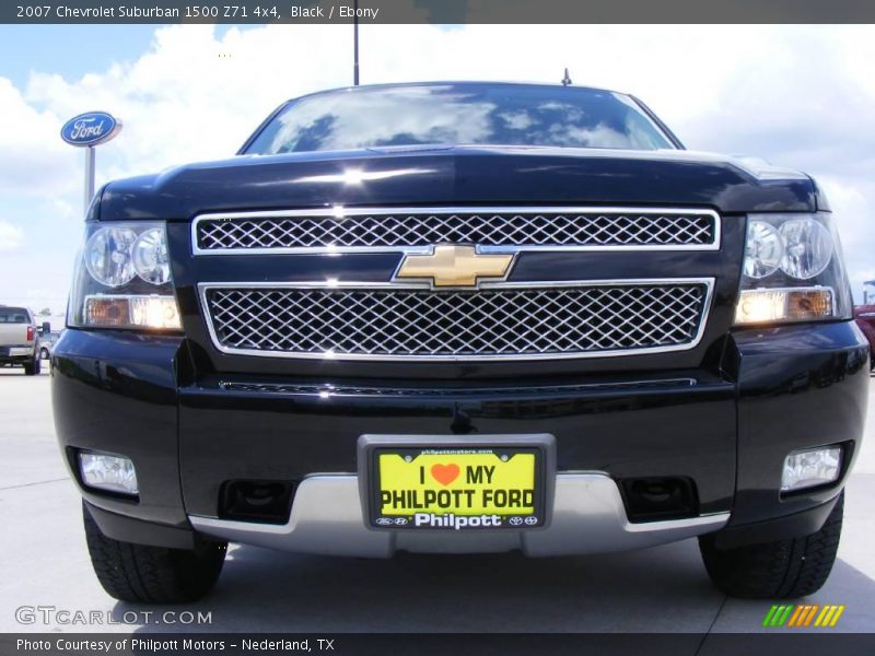 Black / Ebony 2007 Chevrolet Suburban 1500 Z71 4x4