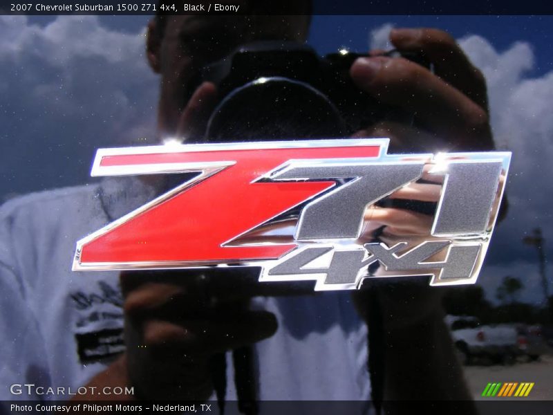 Black / Ebony 2007 Chevrolet Suburban 1500 Z71 4x4