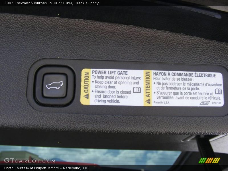 Black / Ebony 2007 Chevrolet Suburban 1500 Z71 4x4