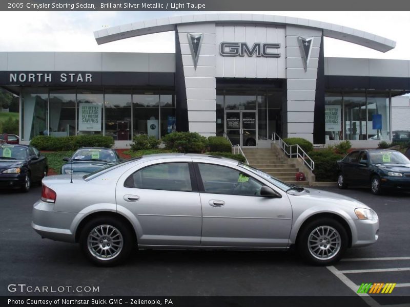 Brilliant Silver Metallic / Light Taupe 2005 Chrysler Sebring Sedan
