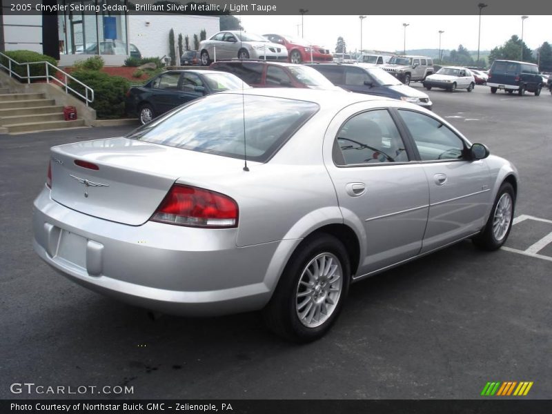 Brilliant Silver Metallic / Light Taupe 2005 Chrysler Sebring Sedan