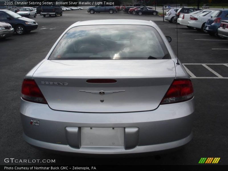 Brilliant Silver Metallic / Light Taupe 2005 Chrysler Sebring Sedan