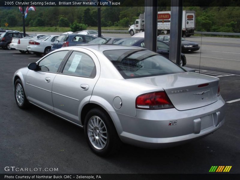 Brilliant Silver Metallic / Light Taupe 2005 Chrysler Sebring Sedan