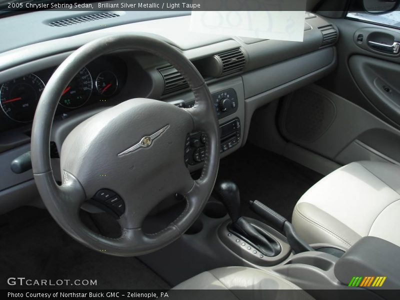 Brilliant Silver Metallic / Light Taupe 2005 Chrysler Sebring Sedan