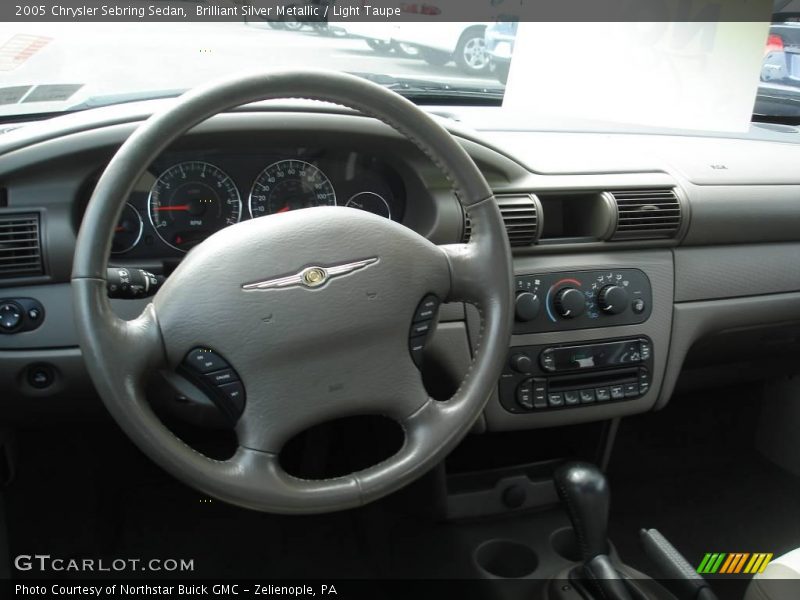 Brilliant Silver Metallic / Light Taupe 2005 Chrysler Sebring Sedan