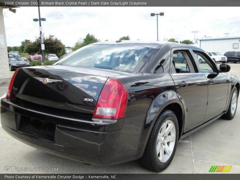 Brilliant Black Crystal Pearl / Dark Slate Gray/Light Graystone 2006 Chrysler 300