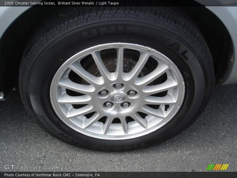 Brilliant Silver Metallic / Light Taupe 2005 Chrysler Sebring Sedan