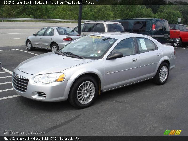 Brilliant Silver Metallic / Light Taupe 2005 Chrysler Sebring Sedan