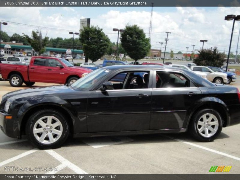 Brilliant Black Crystal Pearl / Dark Slate Gray/Light Graystone 2006 Chrysler 300