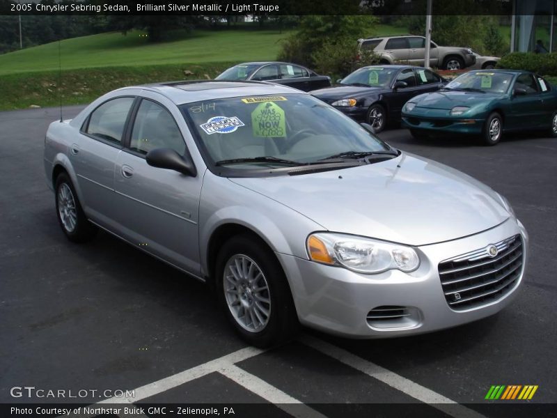 Brilliant Silver Metallic / Light Taupe 2005 Chrysler Sebring Sedan