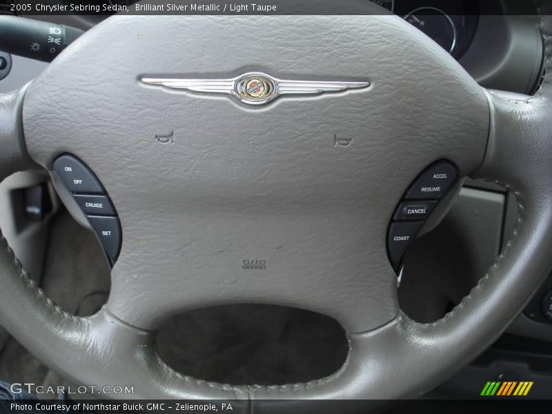 Brilliant Silver Metallic / Light Taupe 2005 Chrysler Sebring Sedan