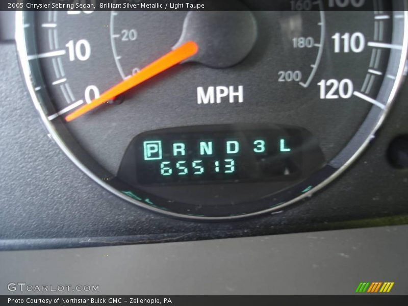 Brilliant Silver Metallic / Light Taupe 2005 Chrysler Sebring Sedan