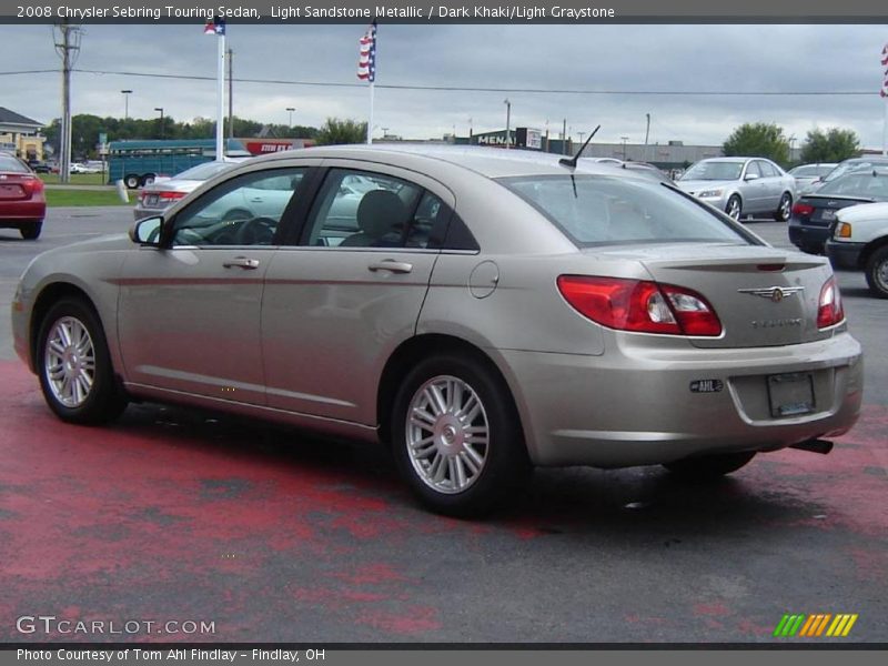 Light Sandstone Metallic / Dark Khaki/Light Graystone 2008 Chrysler Sebring Touring Sedan