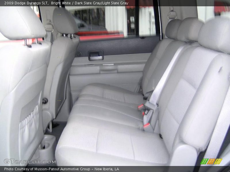 Bright White / Dark Slate Gray/Light Slate Gray 2009 Dodge Durango SLT