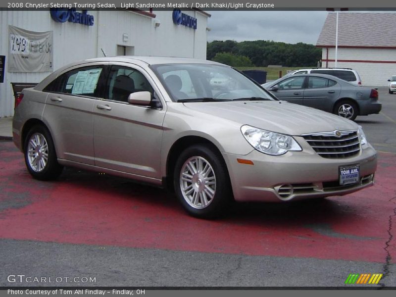 Light Sandstone Metallic / Dark Khaki/Light Graystone 2008 Chrysler Sebring Touring Sedan