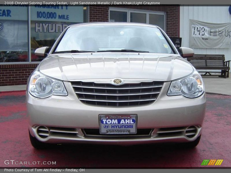 Light Sandstone Metallic / Dark Khaki/Light Graystone 2008 Chrysler Sebring Touring Sedan