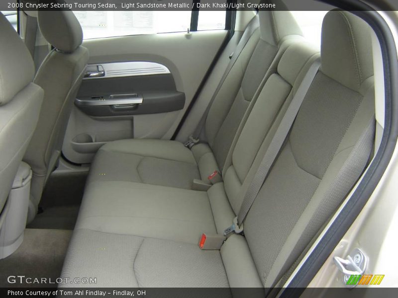 Light Sandstone Metallic / Dark Khaki/Light Graystone 2008 Chrysler Sebring Touring Sedan
