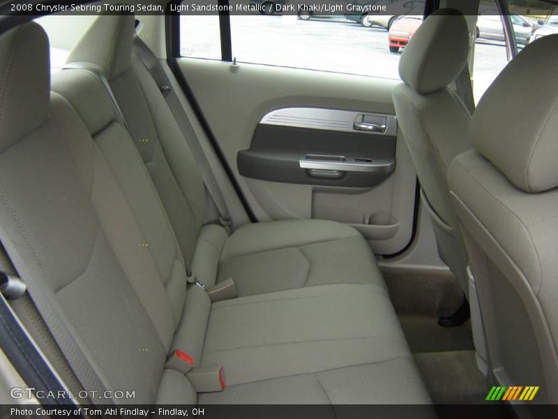 Light Sandstone Metallic / Dark Khaki/Light Graystone 2008 Chrysler Sebring Touring Sedan