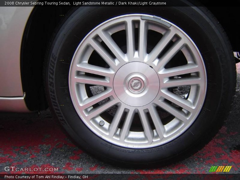Light Sandstone Metallic / Dark Khaki/Light Graystone 2008 Chrysler Sebring Touring Sedan