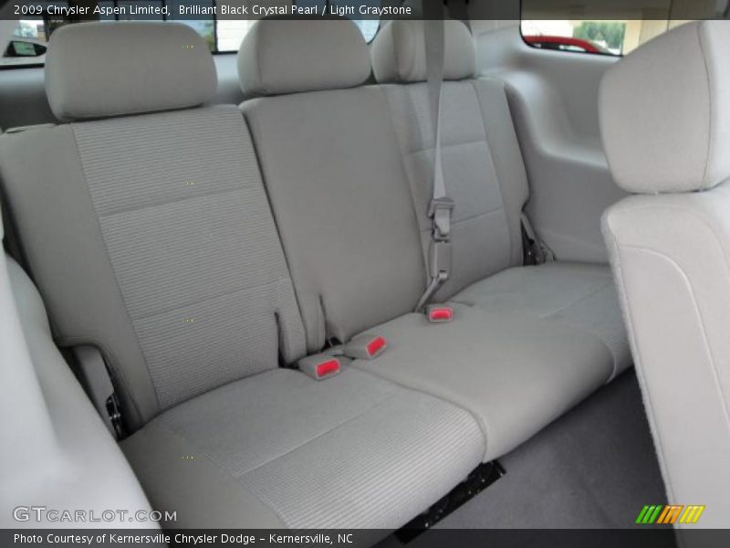 Brilliant Black Crystal Pearl / Light Graystone 2009 Chrysler Aspen Limited