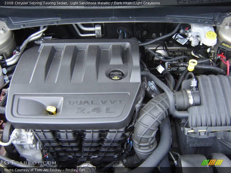 Light Sandstone Metallic / Dark Khaki/Light Graystone 2008 Chrysler Sebring Touring Sedan